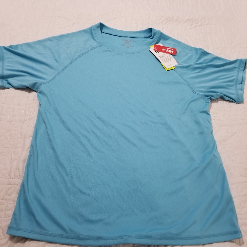 TSLA UPF 50 Kids US 10 SMALL Rashguard